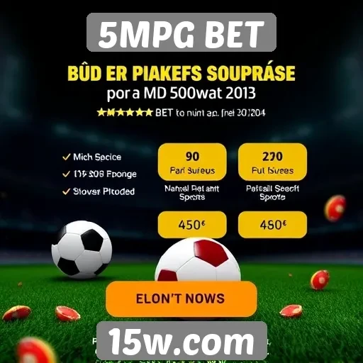 Plataforma 5MPG BET oferece promoções para novos usuários